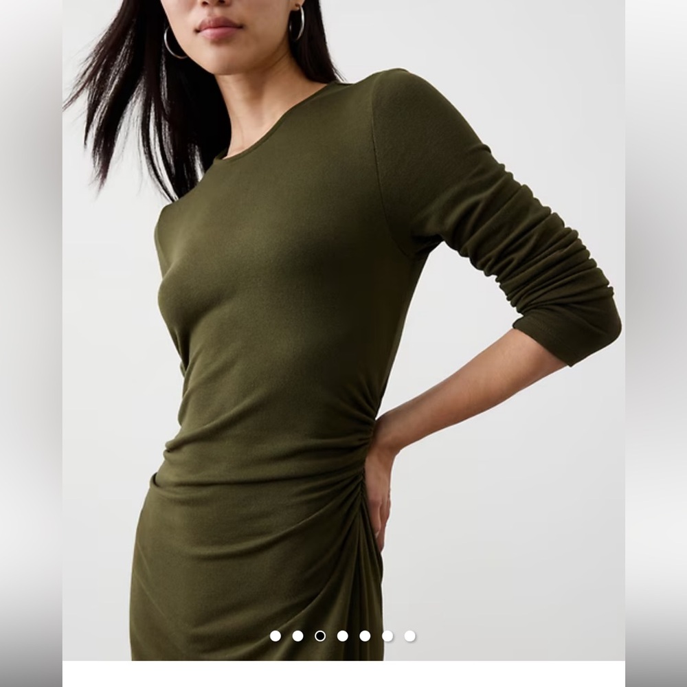 NWT Soft Luxe Midi Dress by Banana Republic - Picture 4 of 8